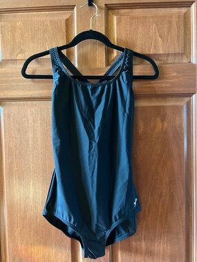 Speedo Swimsuit One Piece Moderate Ultraback PowerFLEX Black Size 8